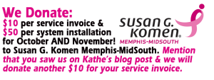 Precision Heating Memphis Komen donation info for blog 300x